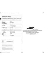 Preview for 16 page of Samsung MW872-B Owner'S Instructions Manual