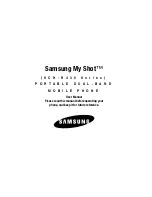 Preview for 1 page of Samsung My Shot SCH-r430 series User Manual