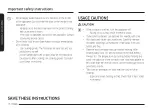 Preview for 18 page of Samsung NE63A6511SB User Manual