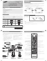 Samsung PN64E533D2F Quick Start Manual preview