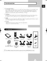 Предварительный просмотр 3 страницы Samsung PPM 42H3 Owner'S Instructions Manual