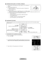 Предварительный просмотр 6 страницы Samsung PRELIMINARY LN40B650 Manual Del Usuario