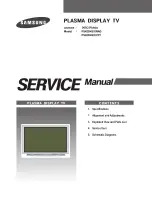 Samsung PS42D4SX/RAD Service Manual preview