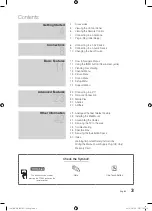 Preview for 3 page of Samsung PS50C580G1K User Manual