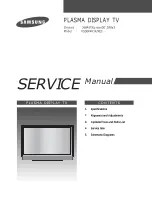 Samsung PS50P4H1X/XEC Service Manual preview