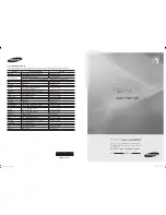 Samsung PS63A756T1M User Manual preview