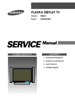 Preview for 1 page of Samsung PS63P3HX/XEC Service Manual