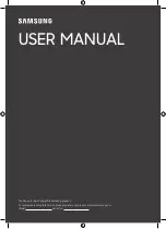 Samsung QE55S95BAT User Manual preview