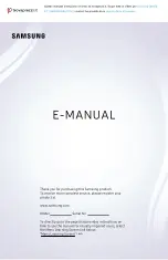 Samsung QE85QN85BATXXH E-Manual предпросмотр