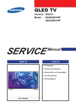 Samsung QN49Q6FAMF Service Manual preview