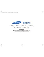 Preview for 2 page of Samsung Reality GH68-26940A User Manual
