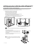 Предварительный просмотр 10 страницы Samsung RS26TKA User Manual