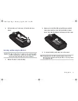 Preview for 11 page of Samsung Rugby II SGH-A847 User Manual