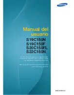 Samsung S19C150F Manual Del Usuario preview