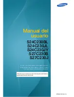 Samsung S24C230BL Manual Del Usuario preview