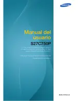 Samsung S27C750P Manual Del Usuario предпросмотр