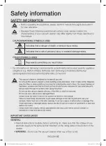 Предварительный просмотр 2 страницы Samsung SC07K41 Series User Manual