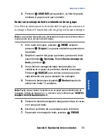 Preview for 73 page of Samsung SCH A870 - Cell Phone - Verizon Wireless Manual Del Usuario