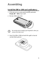 Preview for 5 page of Samsung SCH-I589 Quick Start Manual