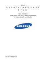 Preview for 1 page of Samsung SCH-I910 Omnia Manual D'Utilisation