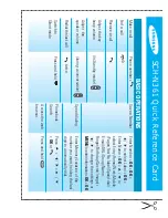 Samsung SCH-N361 Quick Reference Card preview