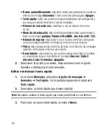 Preview for 84 page of Samsung SCH-R250 Manual Del Usuario