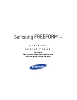 Preview for 1 page of Samsung SCH-R390X User Manual
