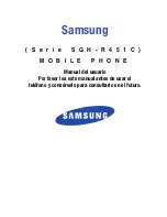 Preview for 1 page of Samsung SCH-R451 Manual Del Usuario