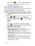 Preview for 84 page of Samsung SCH-S738C Manual Del Usuario