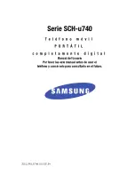 Preview for 1 page of Samsung SCH-u740 Manual Del Usuario