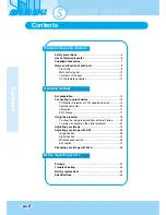 Предварительный просмотр 4 страницы Samsung SDP-900DXA User Manual