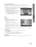 Preview for 41 page of Samsung Series 8 8000 UN46C8000 User Manual