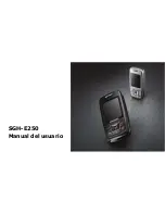Preview for 1 page of Samsung SGH E250 - Cell Phone 13 MB Manual Del Usuario