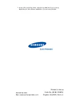Preview for 1 page of Samsung SGH-E810 Quick Manual