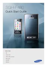 Preview for 1 page of Samsung SGH-F480 Quick Start Manual