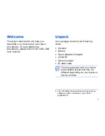 Preview for 9 page of Samsung SGH-i900 Quick Start Manual