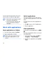 Предварительный просмотр 22 страницы Samsung SGH-i900 Quick Start Manual