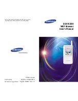 Preview for 1 page of Samsung SGH-S208 Software Manual