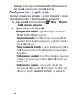 Preview for 88 page of Samsung SGH-S275G Manual Del Usuario