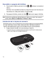 Preview for 14 page of Samsung SGH-S425G Manual Del Usuario