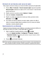 Preview for 30 page of Samsung SGH-S425G Manual Del Usuario