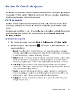 Preview for 95 page of Samsung SGH-S425G Manual Del Usuario