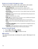 Preview for 124 page of Samsung SGH-S425G Manual Del Usuario