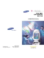 Samsung SGH-T100 Owner'S Manual preview
