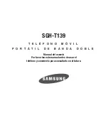 Предварительный просмотр 1 страницы Samsung SGH-T139 Manual Del Usuario