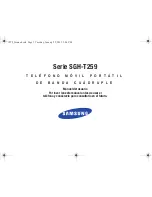 Preview for 1 page of Samsung SGH-T259 Series Manual Del Usuario