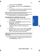 Предварительный просмотр 117 страницы Samsung SGH T319 Manual Del Usuario