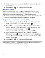 Preview for 58 page of Samsung SGH-T404G Manual Del Usuario