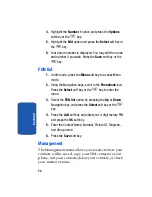 Предварительный просмотр 76 страницы Samsung SGH-T629 User Manual