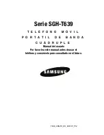 Preview for 1 page of Samsung SGH-T639 Series Manual Del Usuario
